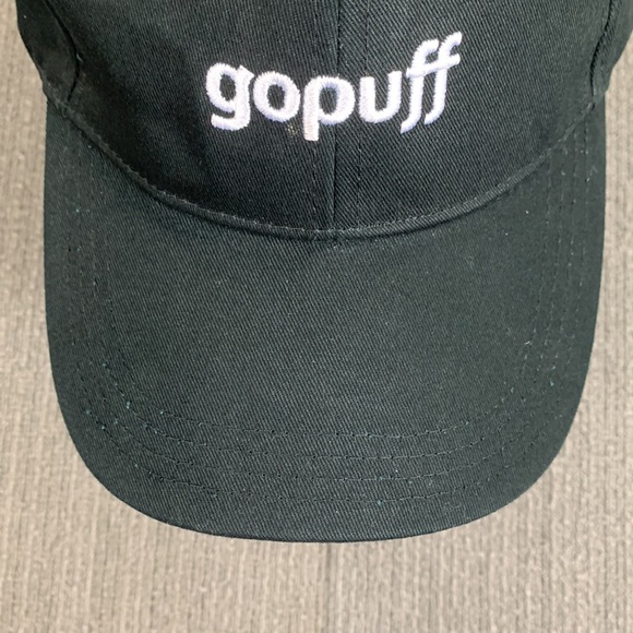 Gopuff Baseball Hat Unisex Adjustable Black White Food Delivery Strapback Cap - Picture 4 of 12